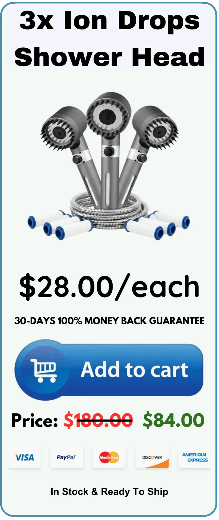 Ion Drops Shower Head Price Offer package price 