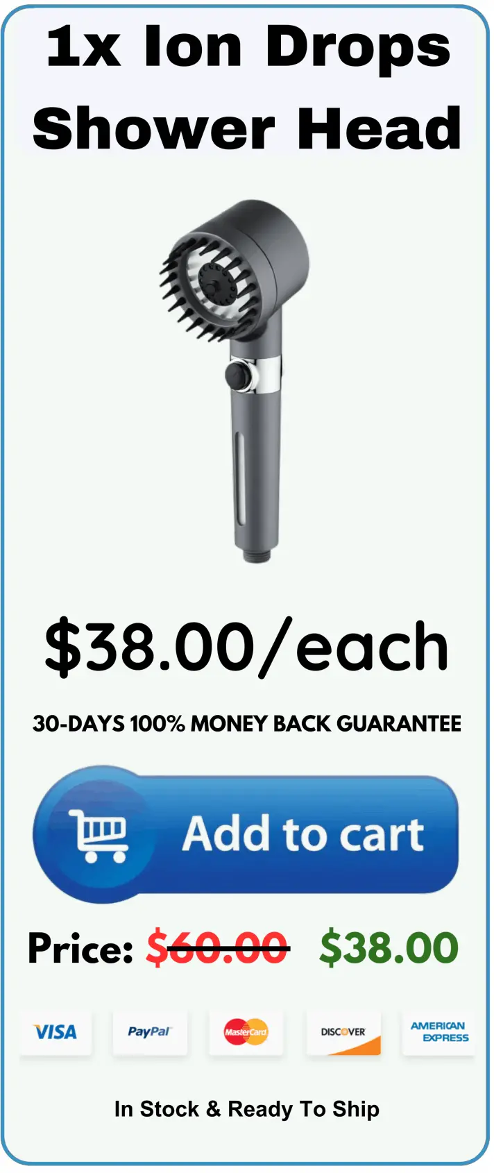 Ion Drops Shower Head Price